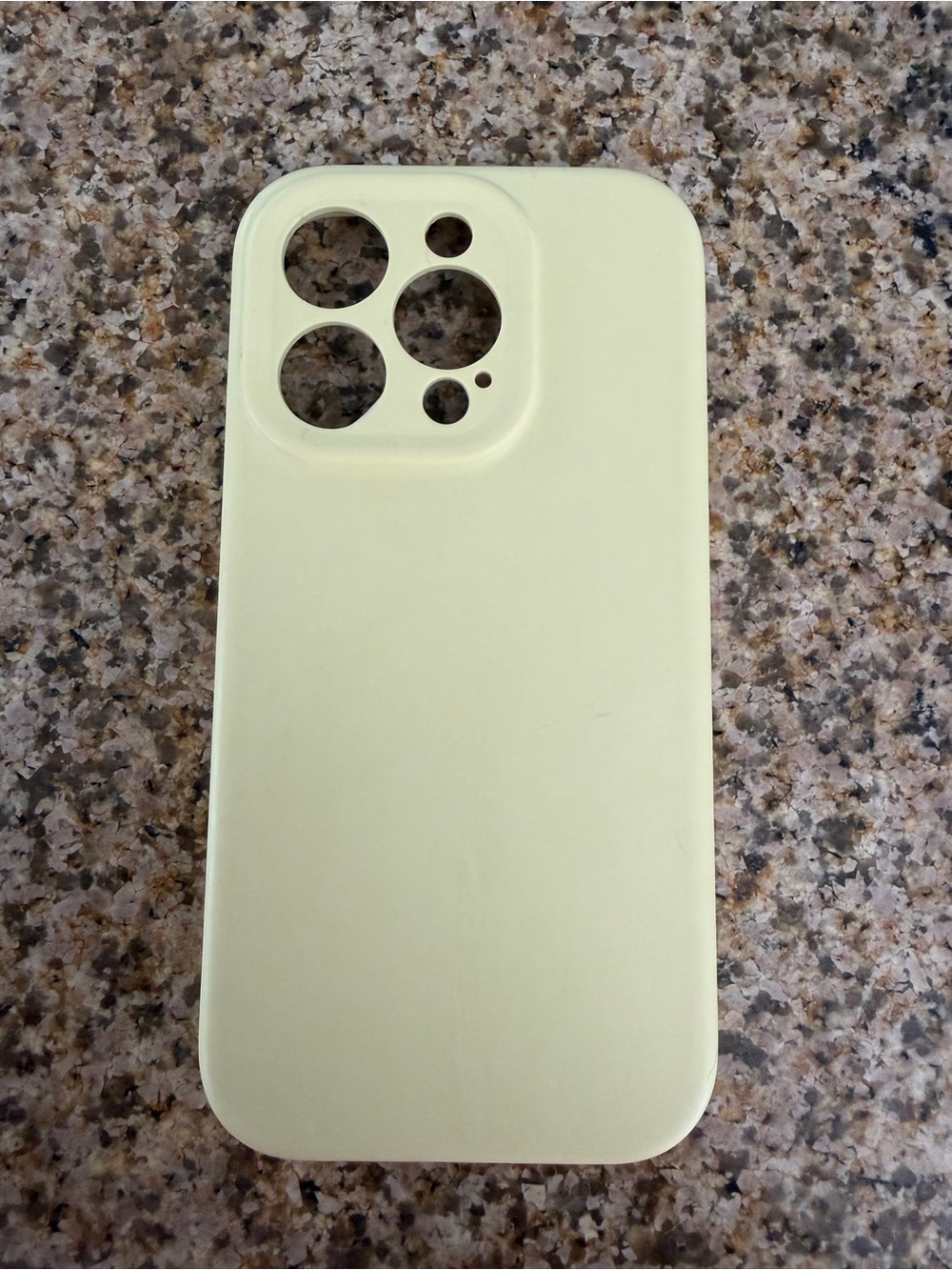 Slim Protective Phone Case - Pale Yellow